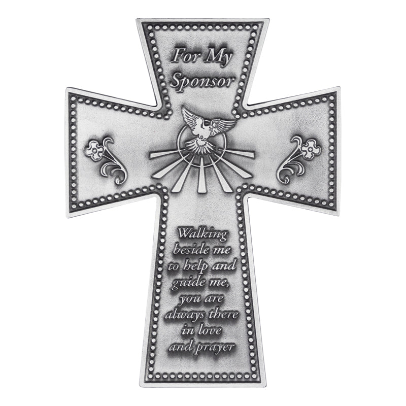 PEWTER CROSS FOR MY SPONSOR