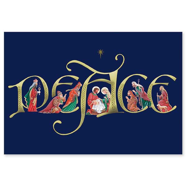 16CT PEACE BOXED CARDS