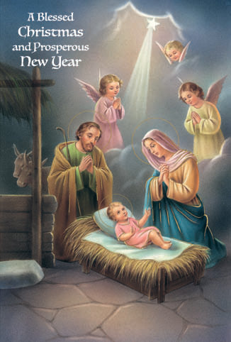 15CT A BLESSED CHRISTMAS BOXED