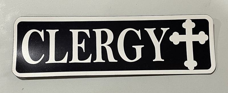 CLERGY CAR MAGNET