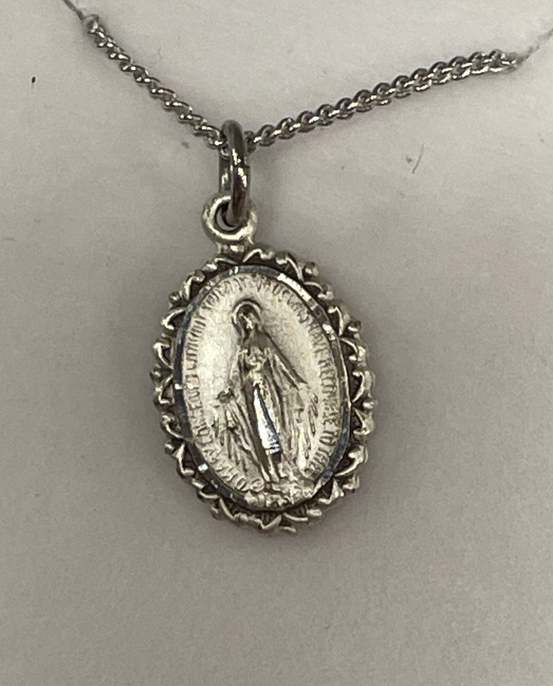 SS OVAL SCALLOP EDGE MIRAC 18"