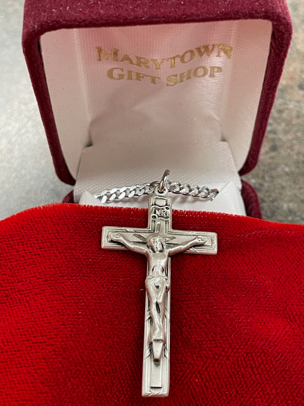 SS CRUCIFIX 24" CH & BX