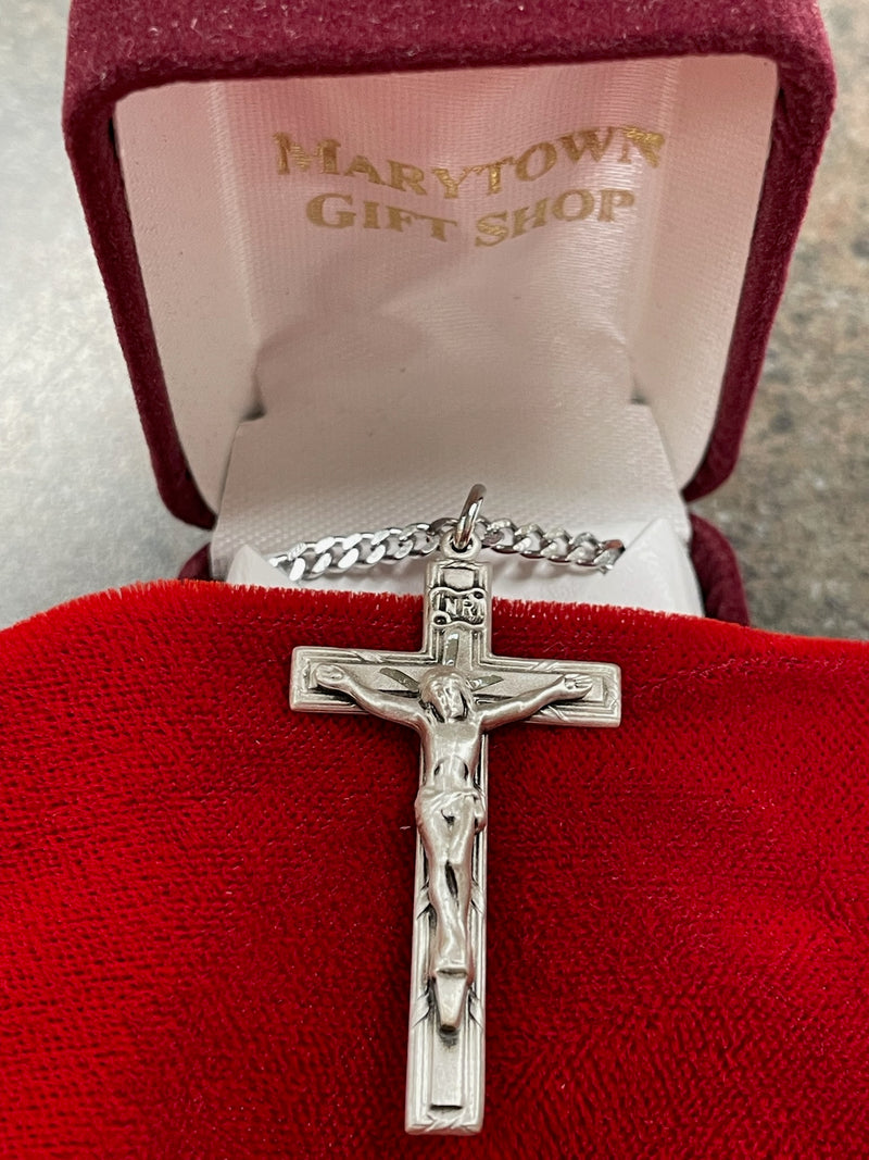 SS CRUCIFIX 24" CH & BX