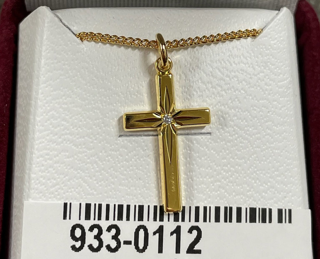 GF CZ CENTER CROSS/18"GP CH &