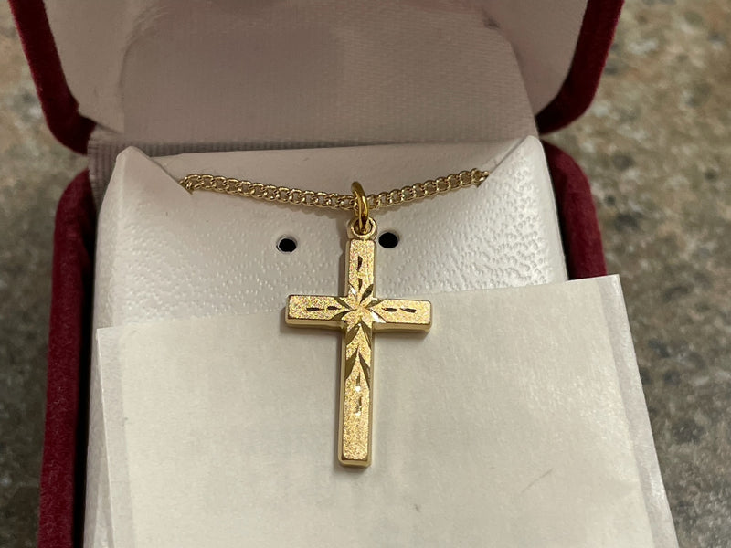 G/SS ENG CROSS 18" CHAIN/BX