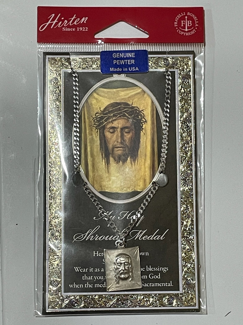 HOLY FACE CARD WITH MEDAL 24"