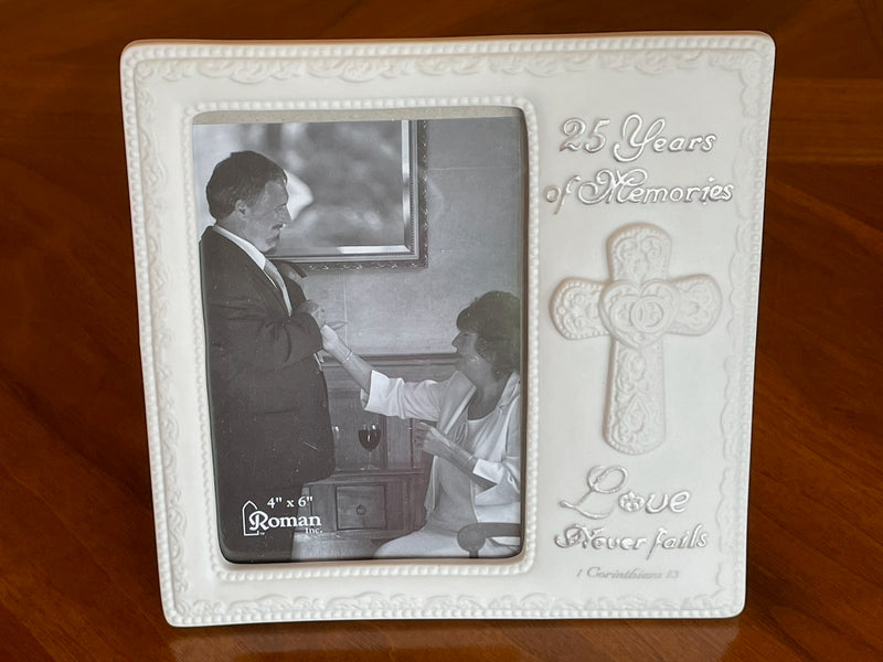 25TH ANNIVERSARY FRAME 4X6