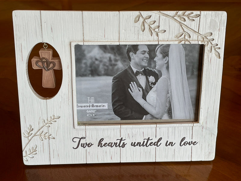 UNITING CROSS PICTURE FRAME