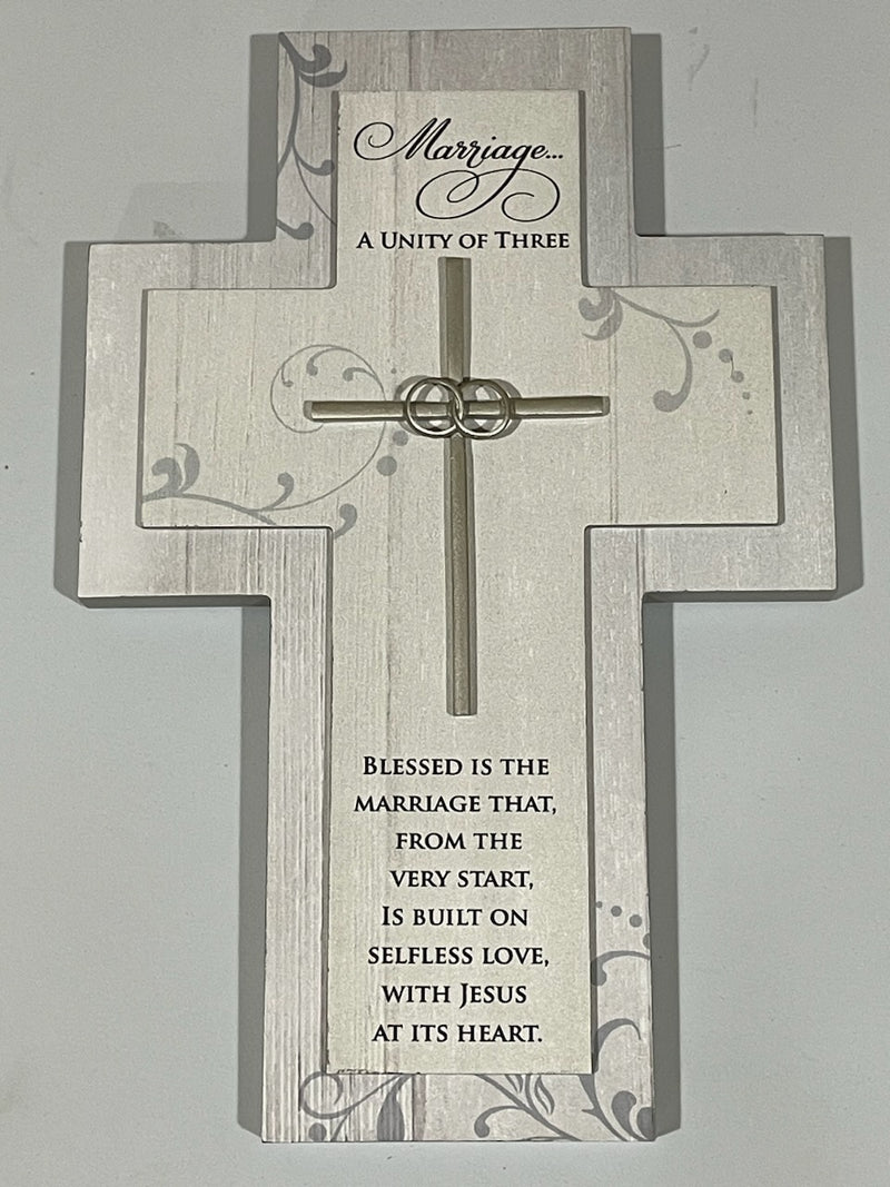 MARRIAGE UNITY OF 3 WALL CROSS
