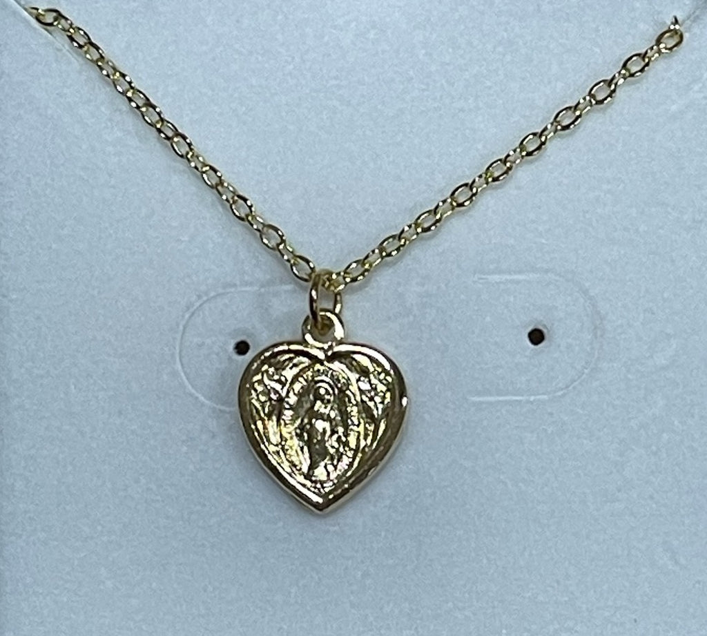 SMALL MIRACULOUS HEART MEDAL