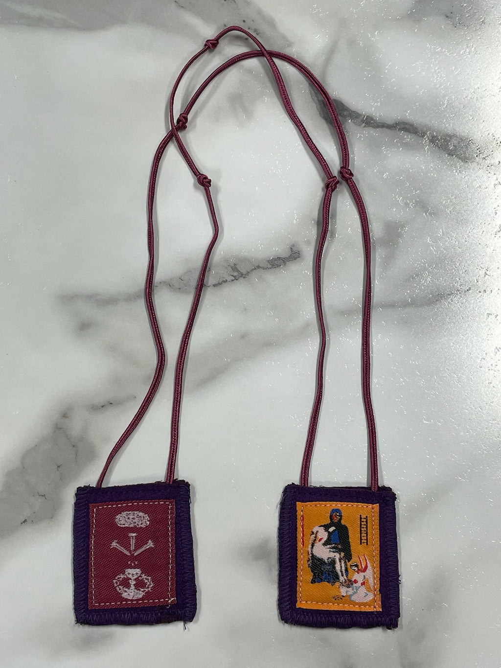 PURPLE WOOL SCAPULAR