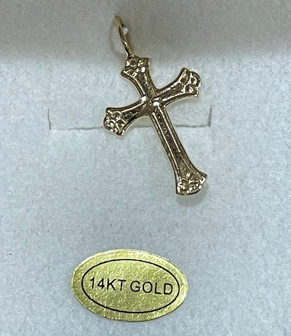 14KT GOLD CROSS