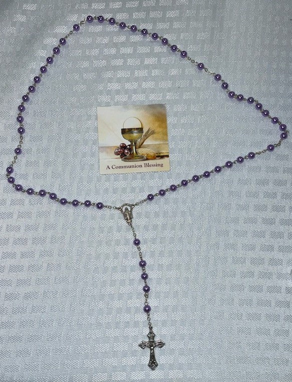 LIGHT AMETHYST ROSARY