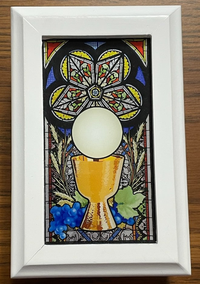 WHITE COMMUNION MUSIC BOX