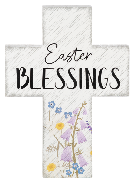 PRINT EASTER CROSS 10" EASTER