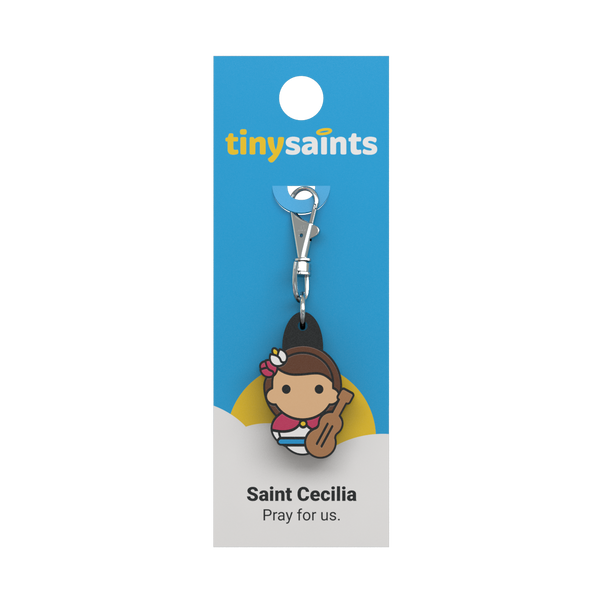 ST CECILIA TINY SAINTS CHARM
