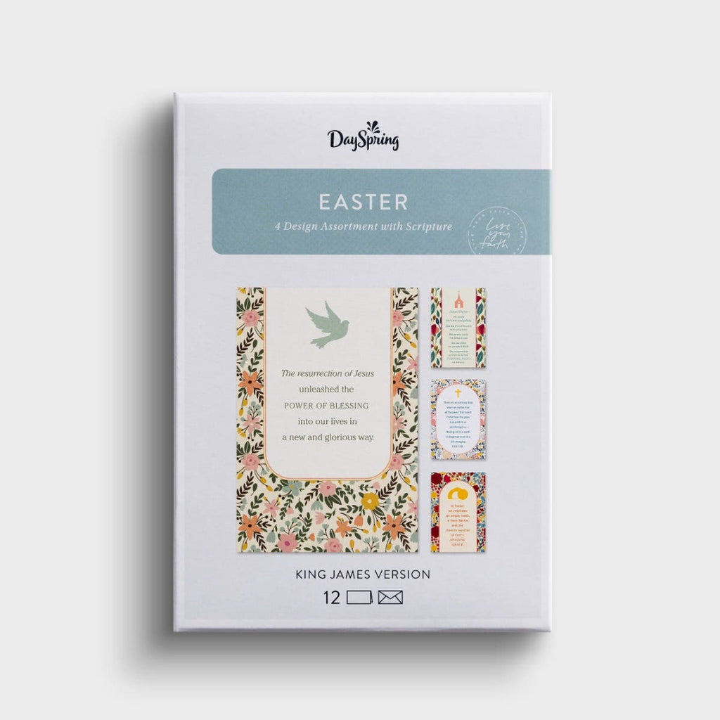 12CT EASTER BOXED CARDS