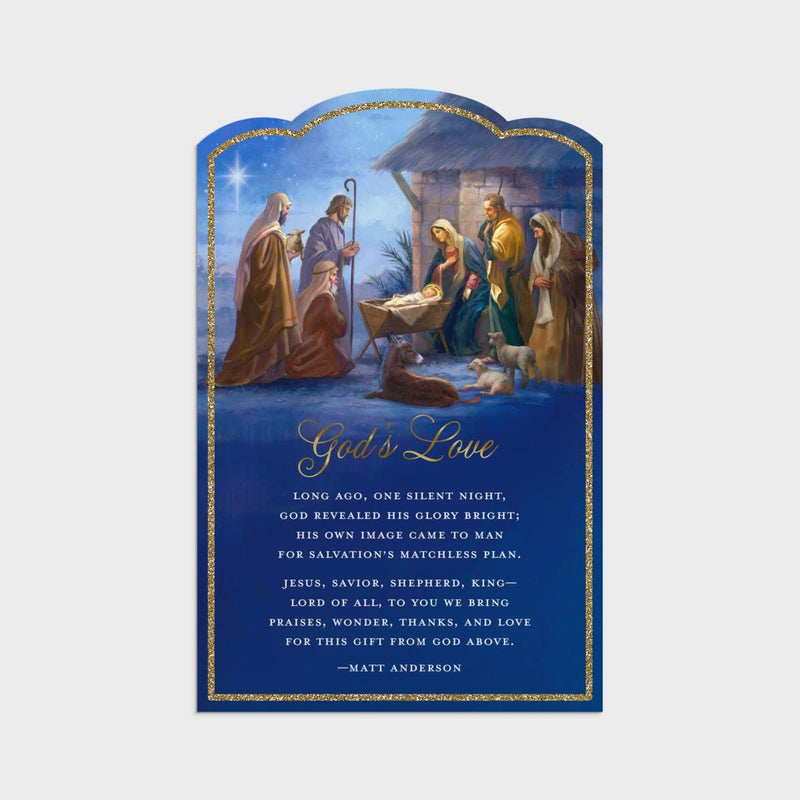 18CT GOD'S LOVE NATIVITY BOXED