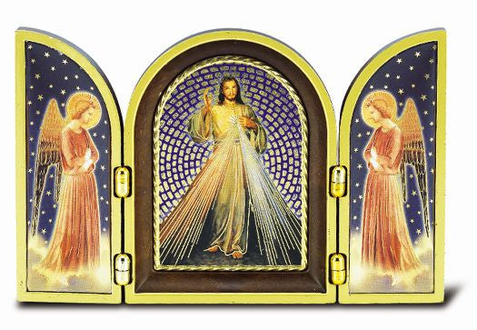 DIVINE MERCY TRIPTYCH 3X5"