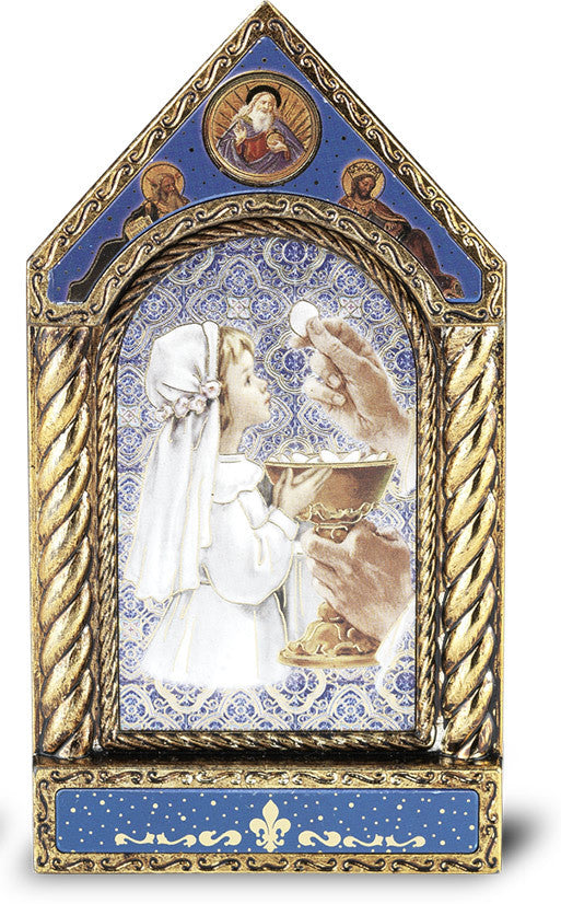 COMMUNION GIRL EMBOSSED SHRINE