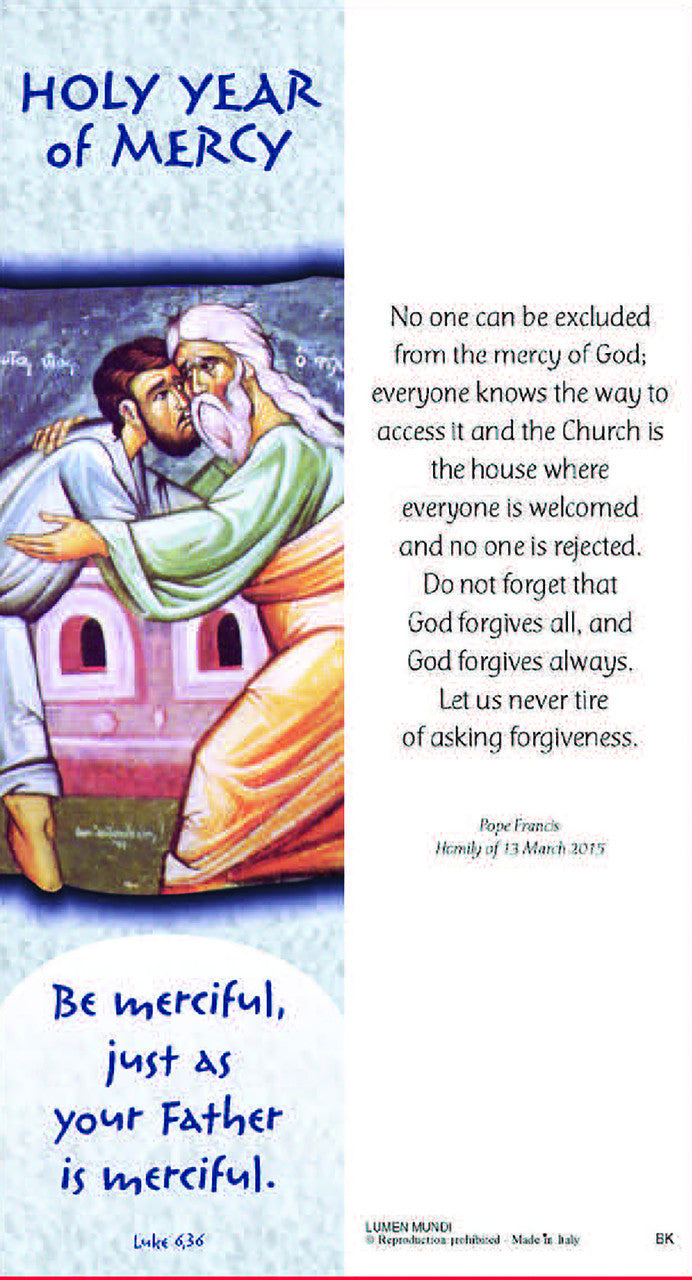 YEAR OF MERCY BOOKMARK