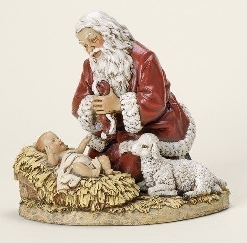 KNEELING SANTA ADORING JESUS-8