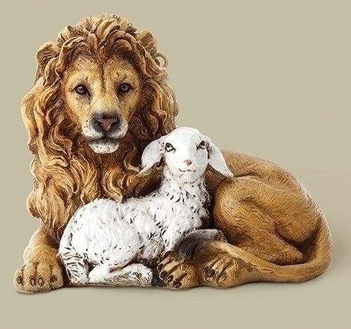LION & LAMB ORNAMENT 3"