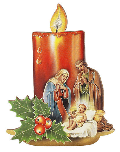 CHRISTMAS CANDLE NATIVITY