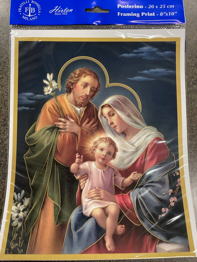 HOLY FAMILY PRINT 8X10