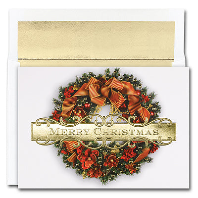 18CT BOXED CHRISTMAS WREATH