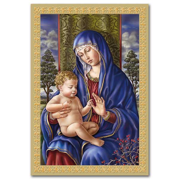 16CT MADONNA & CHILD OF TREES