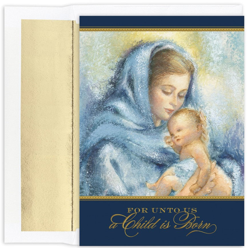 18 CT MADONNA & CHILD BOXED