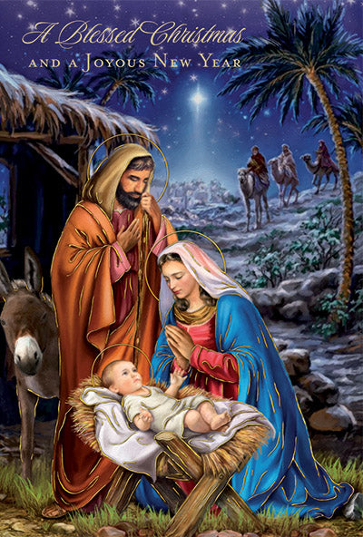 15 CT A BLESSED CHRISTMAS BOX