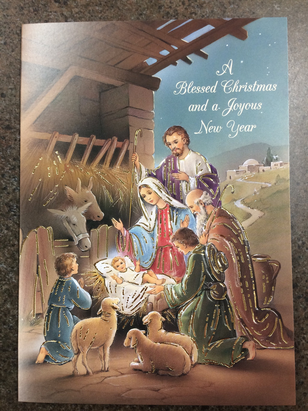 15CT A BLESSED CHRISTMAS BOXED