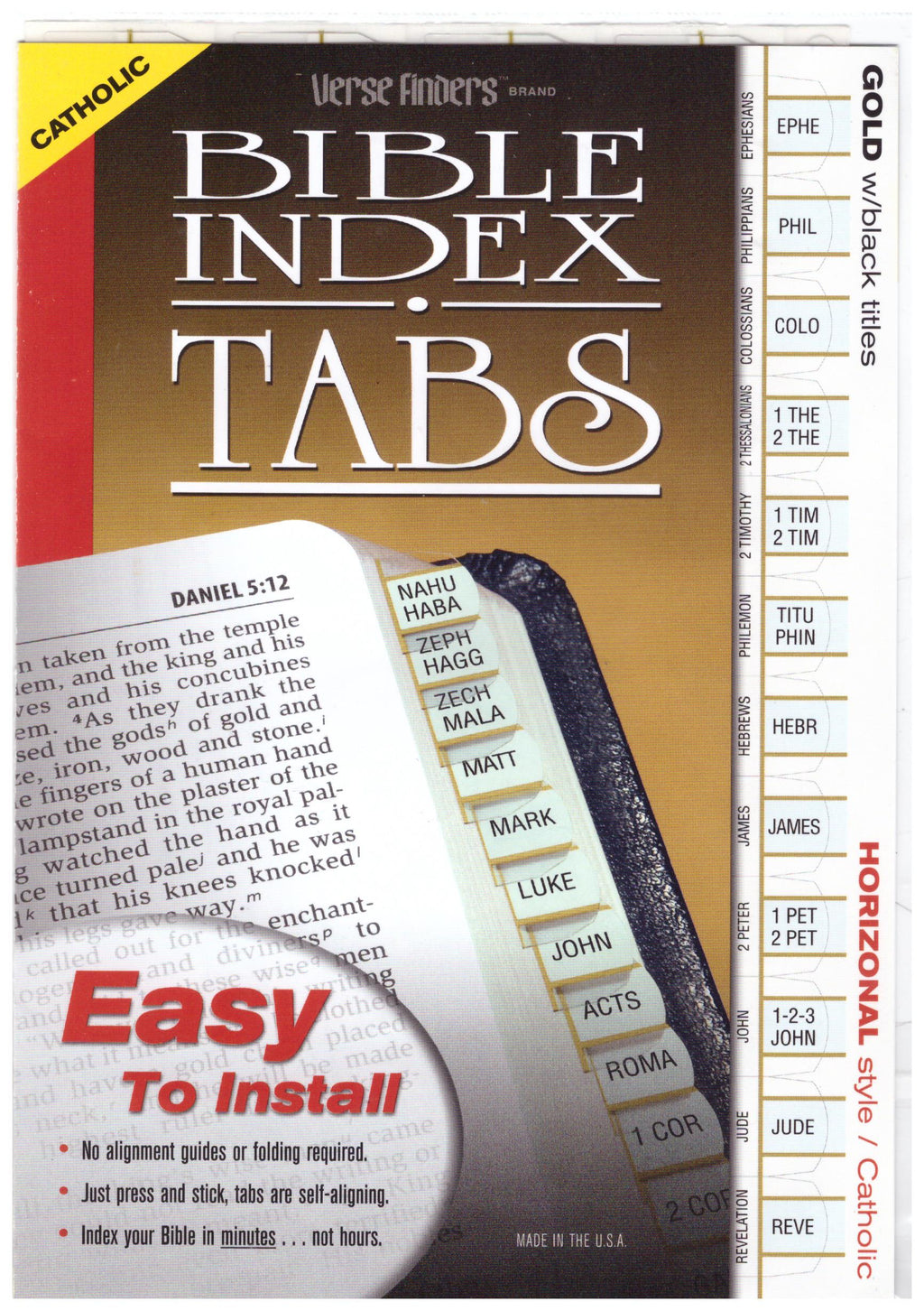 VERSE FINDER TABS CATH