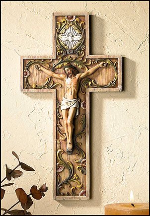 HOLY SPIRIT CRUCIFIX 10"DISC