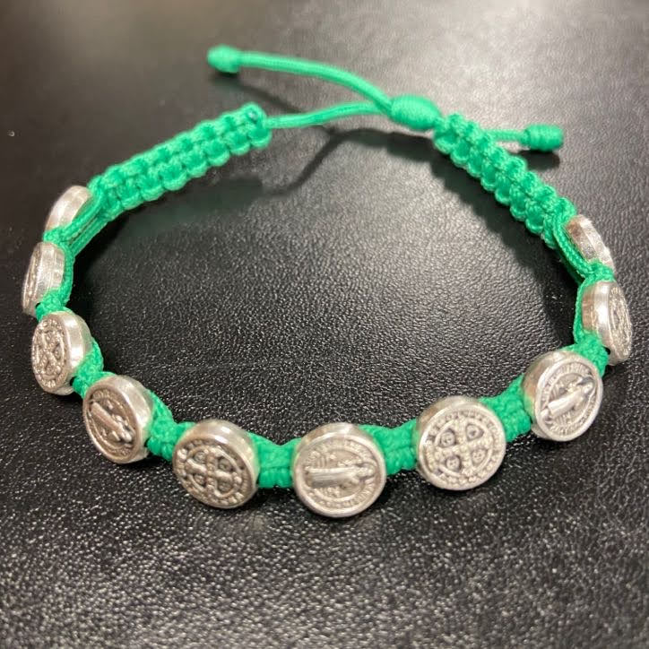 ST BENEDICT BRACELET DK GREEN
