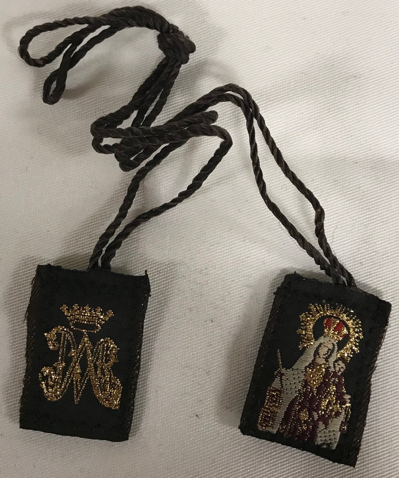 SCAPULAR GOLD MT CARMEL