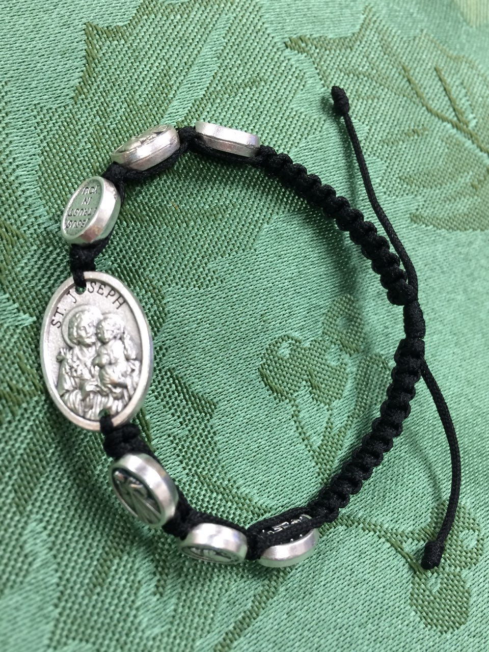 LG JOSEPH CORD BRACELET BLACK