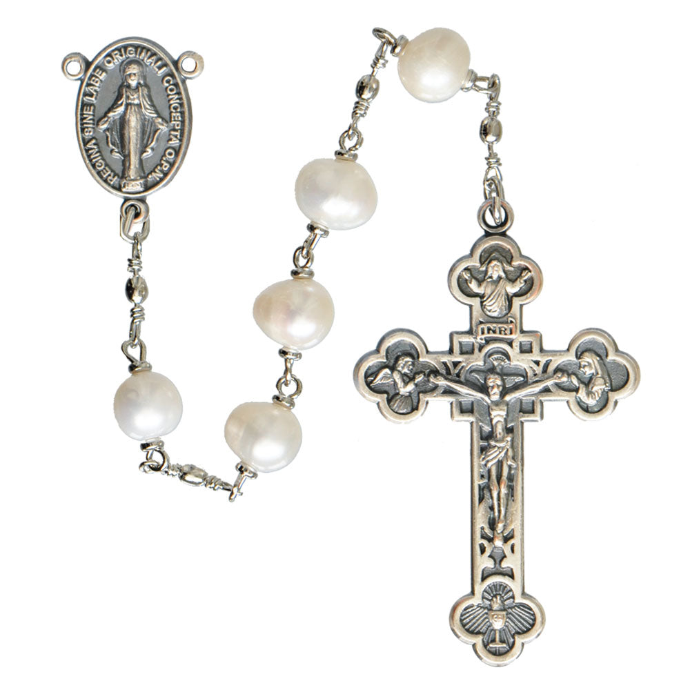 6MM PEARL ROSARY