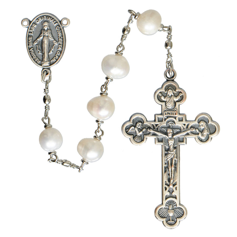 6MM PEARL ROSARY