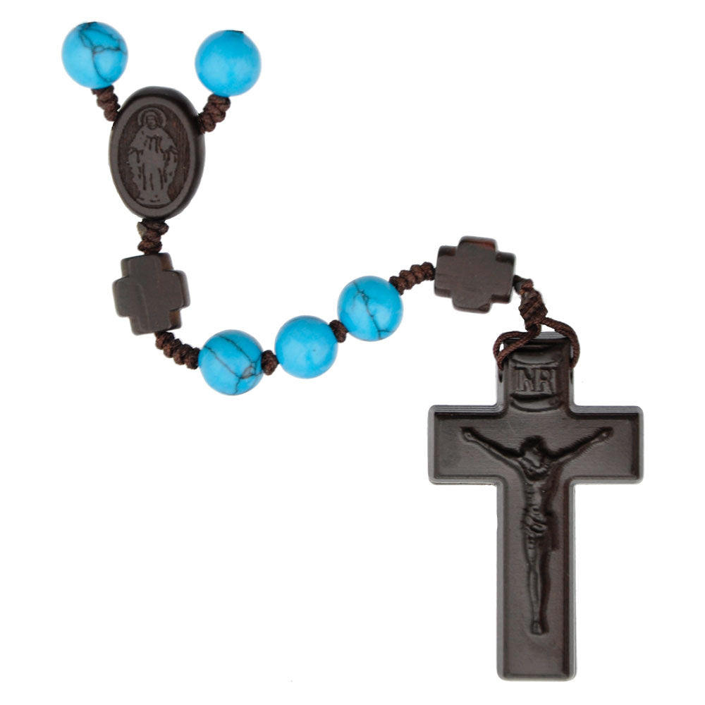 8MM TURQUOISE GEMSTONE ROSARY