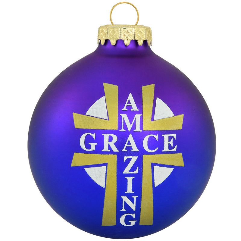 AMAZING GRACE PURPLE ORNAMENT