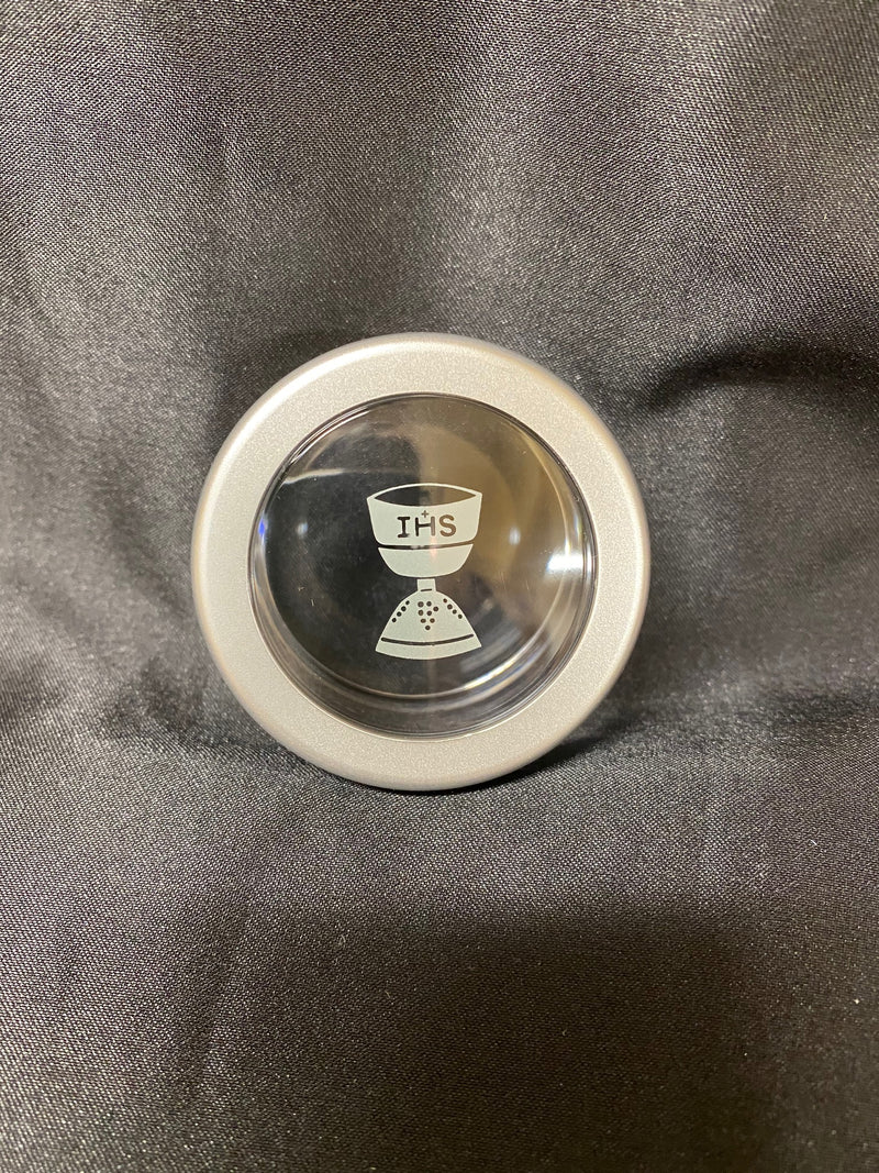 CHALICE TOP CLEAR ROSARY BOX