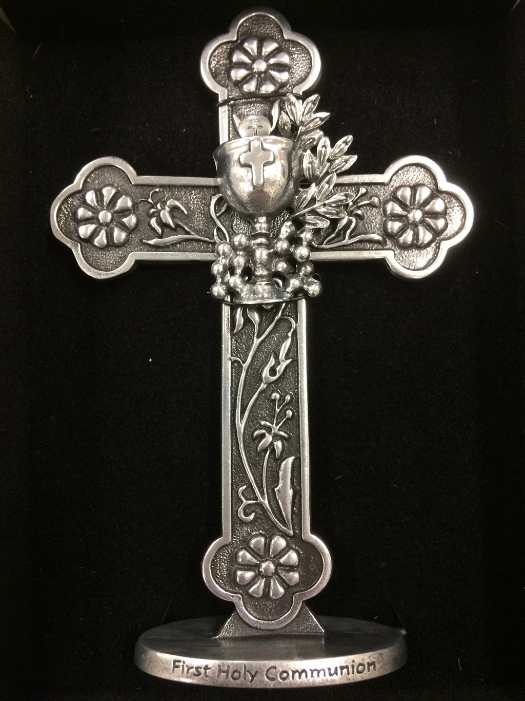 COMM CROSS W/CHALICE STANDING