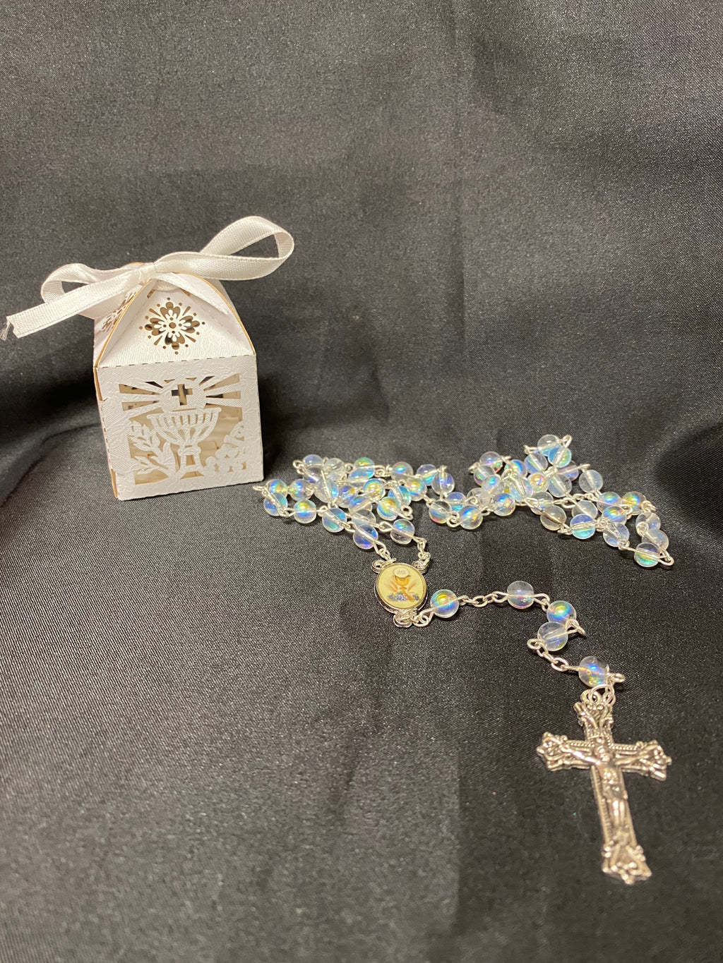 WHITE BOW COMMUNION BOX & RSRY