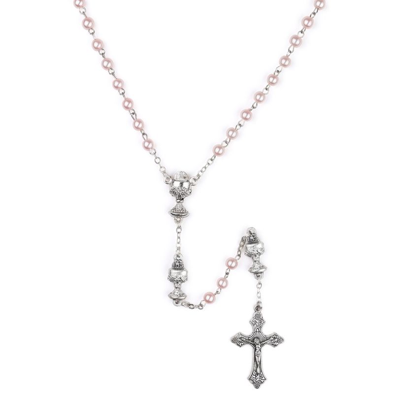 PINK COMMUNION ROSARY