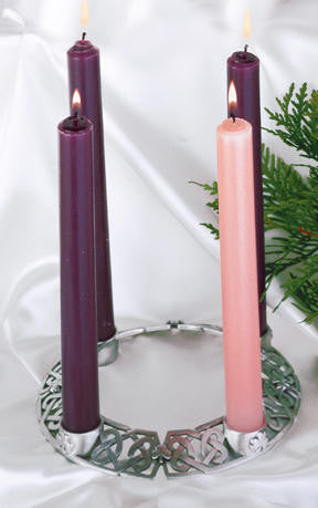 Metal Celtic Advent Wreath