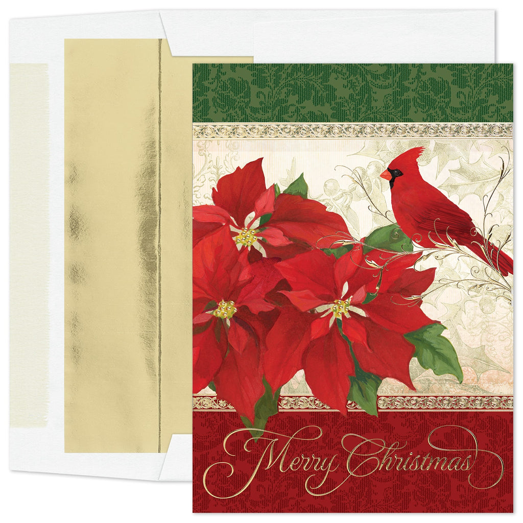 15CT POINSETTIA CARDINAL BOXED