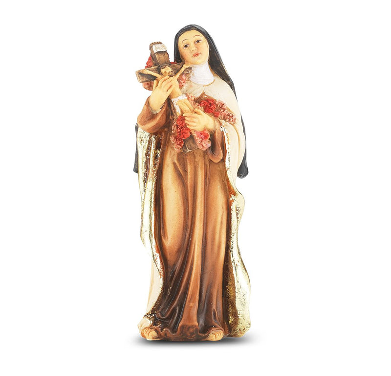 PATRON ST STATUE ST THERESE 4"